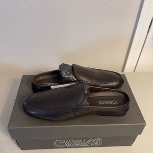 Carlos Santana dark chocolate Mens’s sandals size 9.5. Have never been worn.